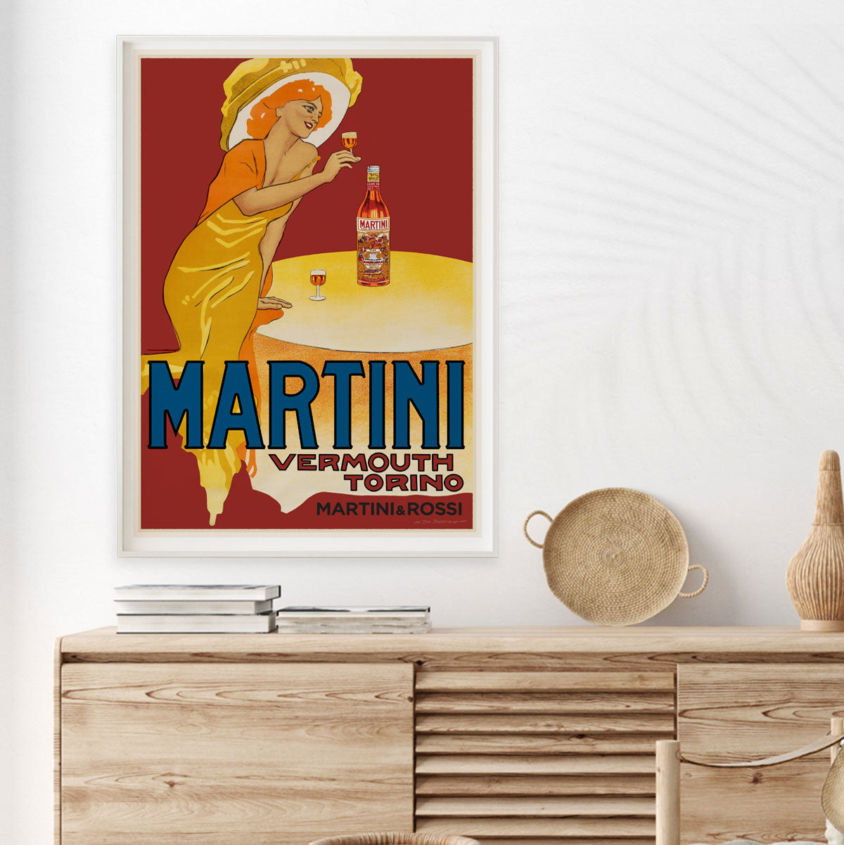 Martini Vermouth Italy retro vintage print from Places We Luv