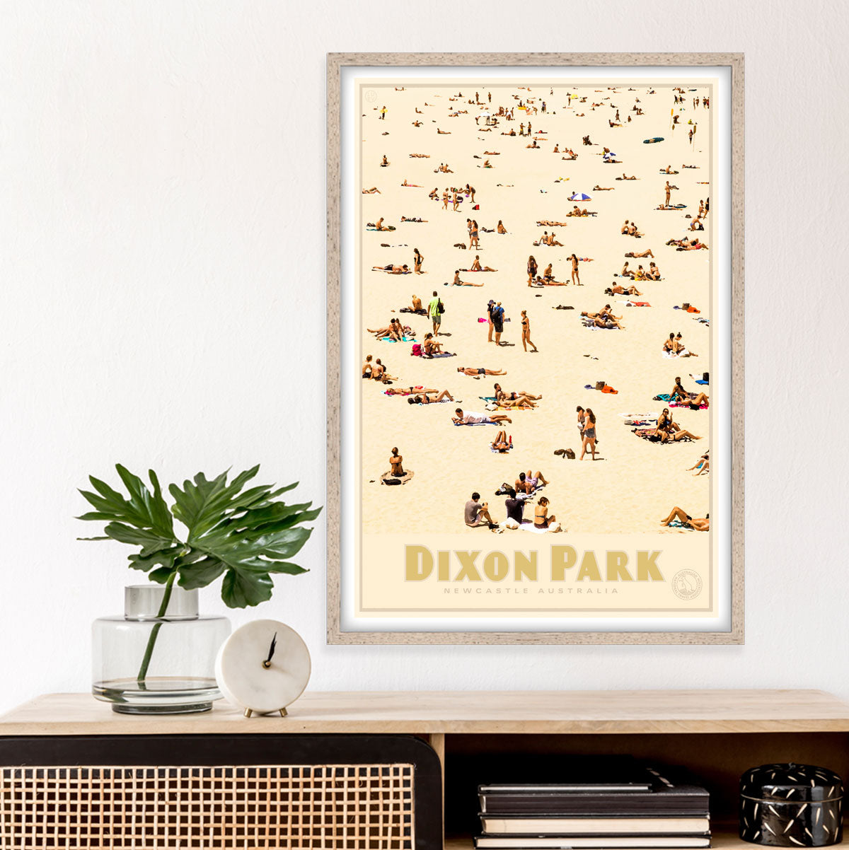 Dixon Park Newcastle retro vintage poster from Places We Luv