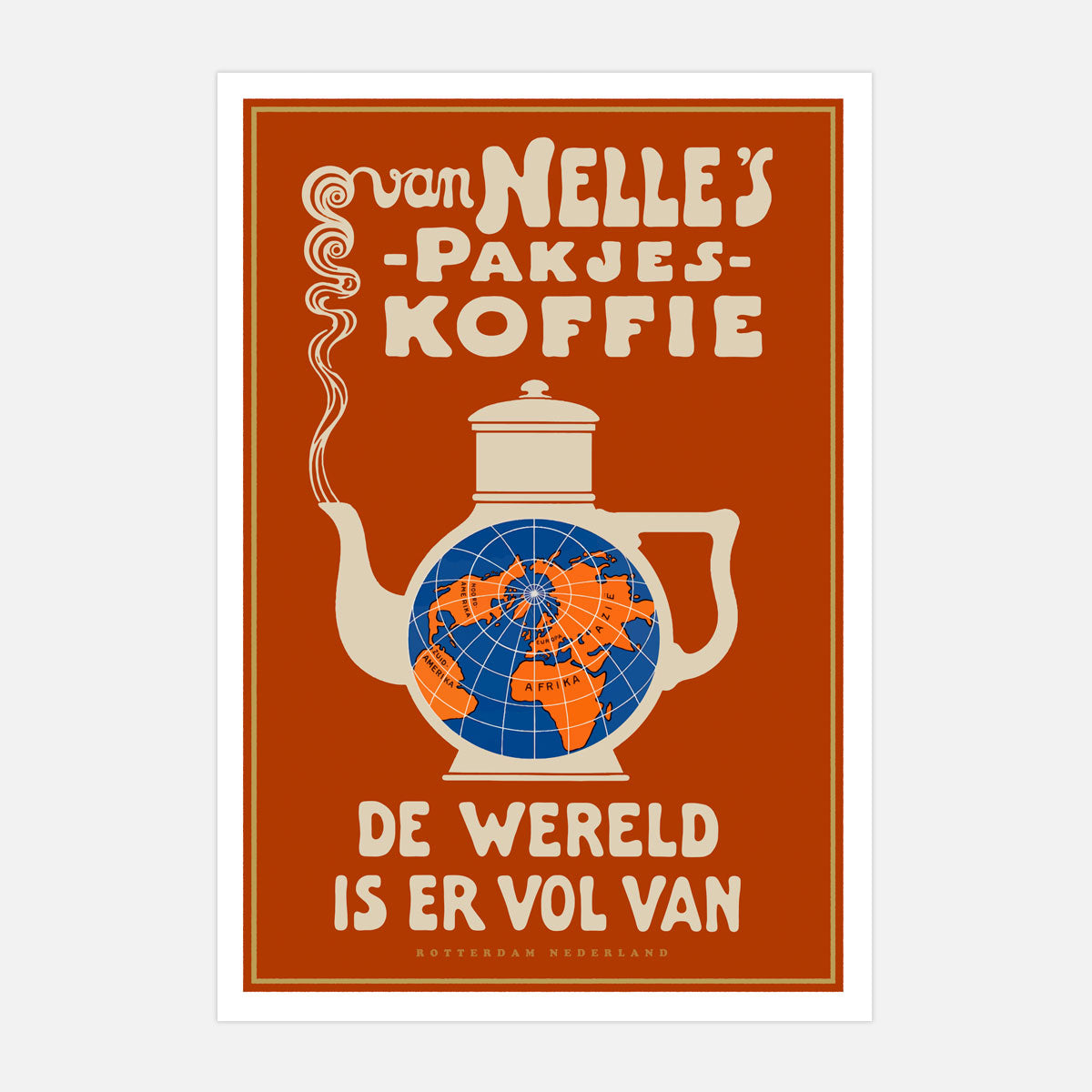 Van Nelles Coffee The Netherlands retro vintage print  from Places We Luv